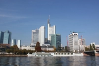 Frankfurt skyline and the River Main