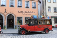 Christmas car in Rothenburg